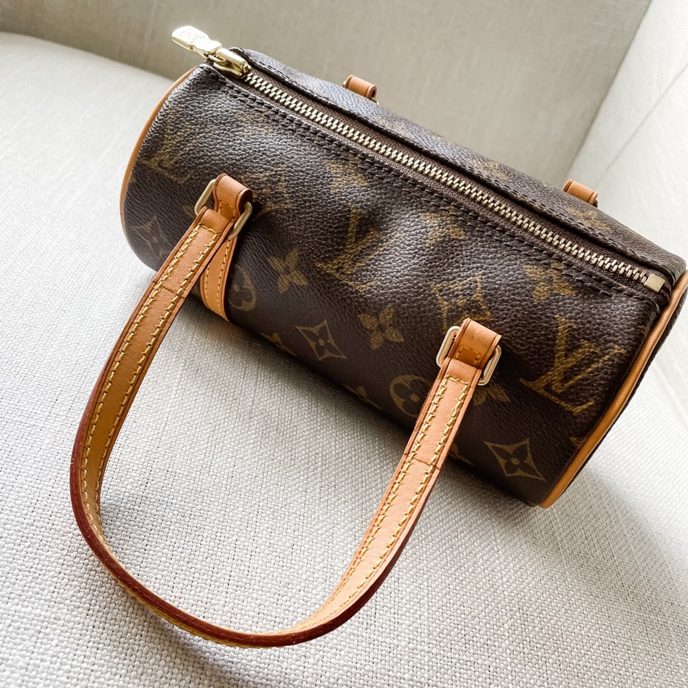 LOUIS VUITTON Papillon Handbag Canvas